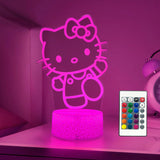 16 Color 3D Optical Illusion Lamp – Aesthetic Ambient Light for Teen Bedroom Office and Home Display