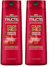 Garnier Fructis Color Shield Shampoo – Self-Care Shower Essential for Color-Treated Hair, Vegan Hypoallergenic Formula