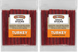 Old Wisconsin Turkey Sausage Snack Sticks – Portable Trail and Campsite Protein for Hikers