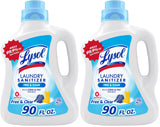Lysol Laundry Sanitizer Additive – Baby Laundry Sanitizer for Nursery and Crib Sheets, Free & Clear and Fragrance-Free