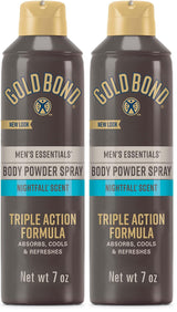 Gold Bond Men's Essentials Talc Free Body Powder – Practical Stocking Stuffer for the Husband Dad and Active Brother