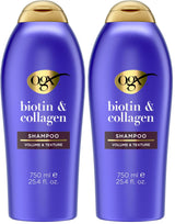 OGX Thick & Full Biotin & Collagen Volumizing Shampoo – Thoughtful Birthday Gift for Women with Fine Hair, 13 fl oz