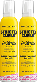 Marc Anthony Strictly Curls Styling Foam – Curly Hair Gift for Her, Anti Frizz Curl Mousse with Vitamin E