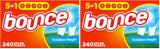 Bounce Outdoor Fresh Dryer Sheets for Efficient Home Office Linen Care, Low-Distraction Background Scent, 240 Count