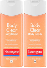 Neutrogena Body Clear Acne Body Wash 2% Salicylic Acid – Dermatologist-Tested, Non-Comedogenic Daily Treatment for Body Acne
