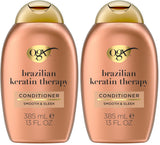 OGX Brazilian Keratin Therapy Hair Conditioner – Premium Keratin Infusion for Elegant, Lustrous Locks