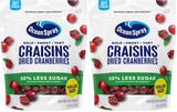 Ocean Spray Craisins 50% Less Sugar Dried Cranberries — Pantry Staple for Mindful Snacking and Blood Sugar Friendly Breakfast Bowls