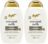 OGX Coconut Milk Conditioner – Elevated At-Home Spa Experience, Coconut and Shea Butter Indulgence for Damaged Hair