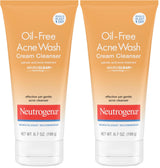 Neutrogena Oil-Free Acne Face Wash Cream Cleanser 2% Salicylic Acid – Streamlined Daily Cleanser for Clean, Simple Routines