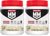 Muscle Milk Lean Muscle Vanilla Creme Protein Powder – Quick Pre-Workout Fuel for Busy Professionals