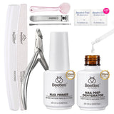 Beetles LED/UV Cure Chrome Top Coat Kit | 3-Minute Flameless Curing for Safer Bedroom and Dorm Use