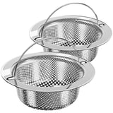 MR.SIGA Kitchen Sink Drain Strainer – Sleek 2-Pack for Streamlined, Low-Maintenance Homes