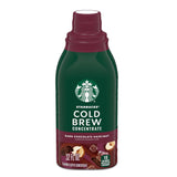 Starbucks Cold Brew Coffee Concentrate – Desk-Side Pick-Me-Up for Remote Professionals, Caramel Dolce 32 Fl Oz