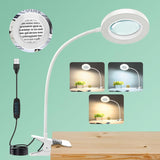 MagniShine Clip Magnifier with Light – Meaningful Housewarming Gift for Hobbyists, 10X LED Desk Lamp for Crafting and Sewing