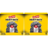 Glad ForceFlex 30 Gallon Trash Bags, Heavy Duty Drawstring Bags for Yard Waste and Patio Cleanup, 50 Count