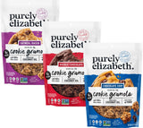 Purely Elizabeth Cookie Granola Chocolate Chip – Trail Ready Snack for the Hiking Pack, Portable Cookie Clusters with 6g Sugar 3 Pack