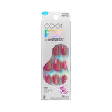 KISS imPRESS ColorFX Press On Nails – High Gloss Chrome Manicure for the Glam Connoisseur