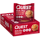Quest Nutrition Chocolate Chip Muffin – Desk Drawer Snack for Home Office Focus Sessions, 10g Protein Low-Carb