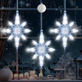 Lumalights Portable Christmas Window Lights – Battery LED Decor for Patio, Balcony & Porch Gates