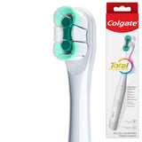 Colgate Total Battery Powered Electric Toothbrush – Clean White Design for Clutter-Free Bathrooms, No Bulky Charger to Store