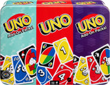 Mattel Games UNO Collectible Tin Edition, Road Trip and Flight-Friendly Card Game for Outdoor Family Time