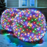 LumDecor Mesh Net Lights – Child-Safe 120 LED Holiday Lighting for Family Yard and Play Area Decorating