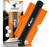 JOREST Connectable Contour Gauge (10+5 Inch) – Workshop Profile Duplicator That Speeds Up Trim, Molding, and Scribing Tasks