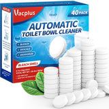 Vacplus Toilet Bowl Cleaner Tablets 20 Pack – Background Bathroom Maintenance for Home Office Focus, Auto Tank Cleaning