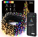 ODEETRONIC Premium Smart Christmas Lights 98 ft 300 LED Color Changing – Elegant Holiday Lighting with Whisper Quiet Music Sync