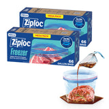 Ziploc Gallon Freezer Bags – Clean Eating Meal Prep for Mindful Weekly Nutrition Planning