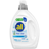 all free clear Laundry Detergent – Perfume- and Dye-Free Wash That Removes Allergens from Bedding and Family Clothing, 50oz