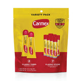 Carmex Classic Medicated Lip Balm 9 Count – Trusted Family Safe Lip Care for Kids and Adults