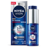 NIVEA MEN Age Defense Advanced Face Serum – Dermatologically Tested Anti-Aging Serum for All Skin Types