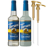 Torani Caramel and Vanilla Syrup Bundle – Café-Quality Drink Station for Remote Workers and Freelance Studios