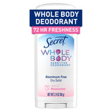 Secret Whole Body Deodorant Stick – One Stick Multi-Area Deodorant for a Clutter-Free Vanity