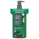 DOVE MEN+ CARE Body Wash — Premium Master Bathroom Upgrade, Dermatologist-Recommended Cedar + Bergamot Wash