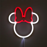 Idea Nuova Hello Kitty & Friends Neon-Style LED Wall Hanging – Safe Cool-Touch Night Light for Toddler Room and Playroom