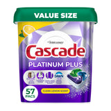 Cascade Platinum Plus Dishwasher Pods — Family-Safe Dish Care for the Busy Household Kitchen, Phosphate-Free Formula