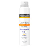 Neutrogena Clear Body SPF 50 Spray – Invisible-Finish Sunscreen for a Clean, No-Residue Routine