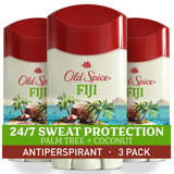 Old Spice Dry Feel Antiperspirant Deodorant for Men – Post-Workout Confidence Boost, 24/7 Odor Protection, Skin Conditioners, Fiji Scent, Pack of 3