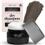 Kitsch Tinted Dry Shampoo Powder – Minimalist Vanity Essential, Unscented Non Aerosol Hair Refresh