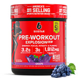 Six Star Pre-Workout Explosion 2.0 - Fast-Acting Energy Drink Mix for Pre-Commute Home Gym Sessions & Lunch-Break Training, 30 Servings