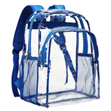 Vorspack Clear Backpack Heavy Duty – Practical Gift for Students Starting School, College Move-In, or Back-to-Campus Season, Black