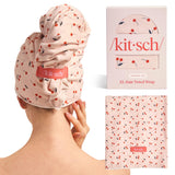 Kitsch Plush Microfiber Hair Towel Wrap – Hands-Free Drying Towel for Busy Morning Routines
