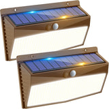 Outdoor Solar Motion Light for Backyard & Garage – 3 Lighting Modes, 368 LED No Wiring