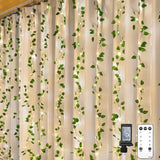 suddus Fairy Lights with Vines – Ambient Living Room Wall Decor, 6.5ft x 6.5ft Pre-Strung Ivy String Lights, USB or Plug-In