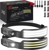 LUMPRO Motion Sensor COB Headlamp – Rechargeable Outdoor Light for Fishing, Backpacking, and Mountain Biking After Dark