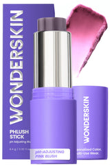 Wonderskin pHlush Multi-Use Blush Stick - Cooling Hydrating Color-Adjusting Tint for Wind-Down Skincare Moments