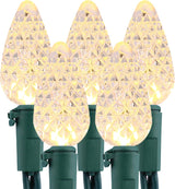 Brizled C5 Faceted LED Lights – Premium Restaurant and Banquet Hall Ambient Lighting, Warm White