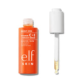 e.l.f. SKIN Bright Icon Vitamin C + E + Ferulic Serum Mini – Calming Wind-Down Brightening Treatment for Vanity Self-Care